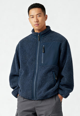 Veste Sherpa Brodée "Amore"