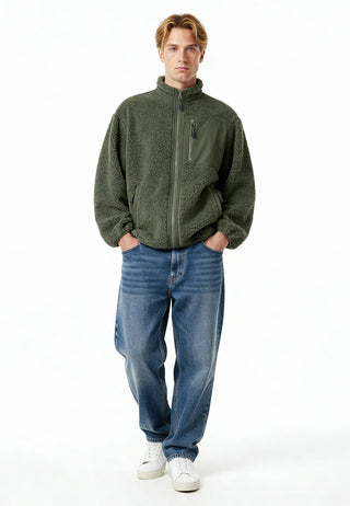 Veste Sherpa Brodée "Amore"