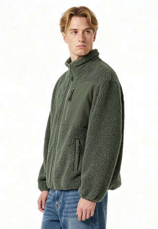 Veste Sherpa Brodée "Amore"