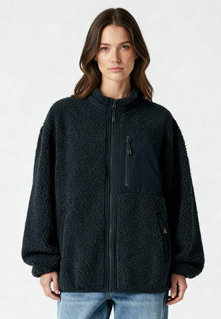 Veste Sherpa Brodée "Amore"