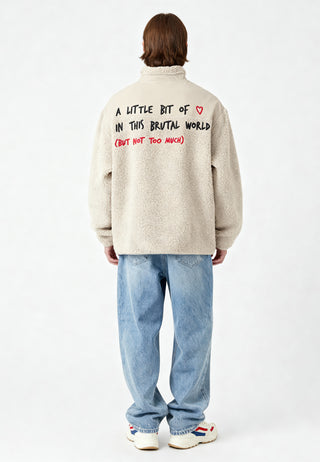 Veste Sherpa Brodée "Brutal"