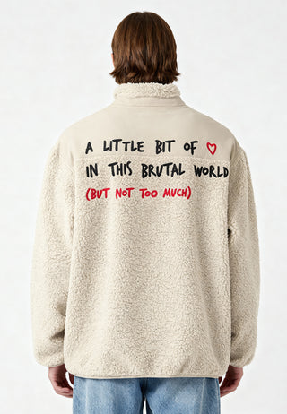 Veste Sherpa Brodée "Brutal"