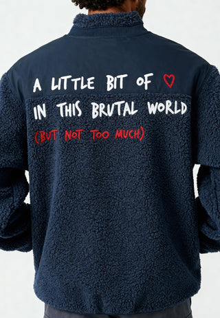 Veste Sherpa Brodée "Brutal"