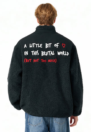 Veste Sherpa Brodée "Brutal"