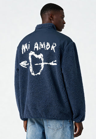 Veste Sherpa Brodée "Mi Amor"