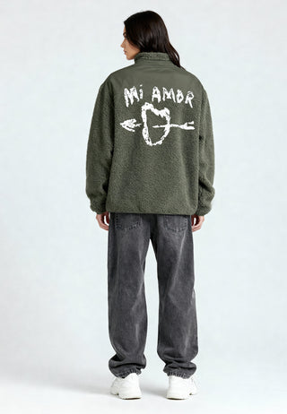 Veste Sherpa Brodée "Mi Amor"