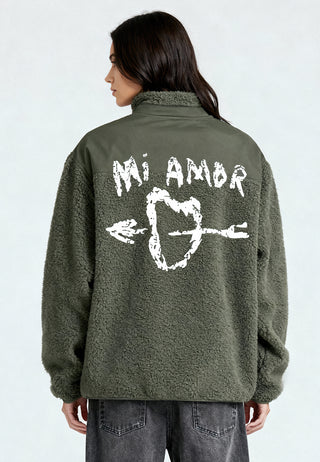 Veste Sherpa Brodée "Mi Amor"