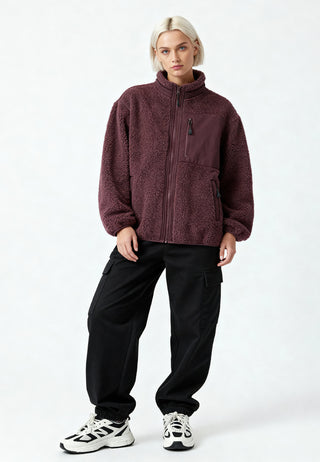 Veste Sherpa Brodée "Amour"