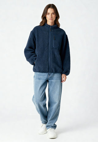 Veste Sherpa Brodée "Amour"