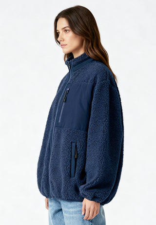 Veste Sherpa Brodée "Amour"