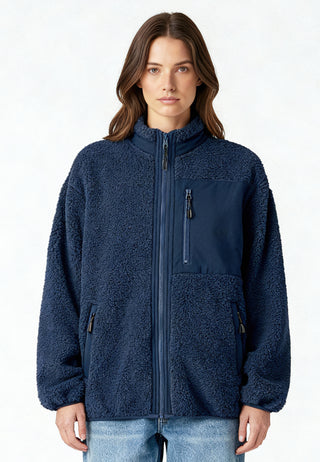 Veste Sherpa Brodée "Amour"
