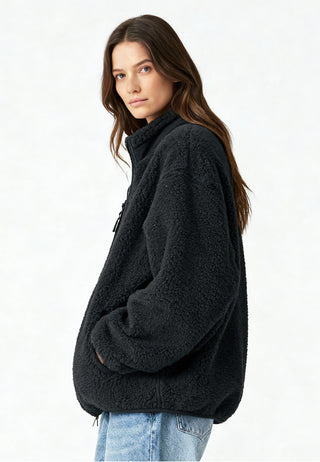 Veste Sherpa Brodée "Amour"