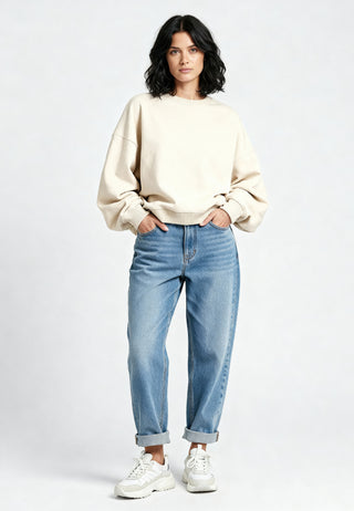 Sweatshirt Oversize Brodé "Free Soul"