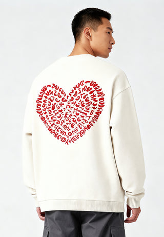 Sweatshirt Oversize Brodé "Corazon"