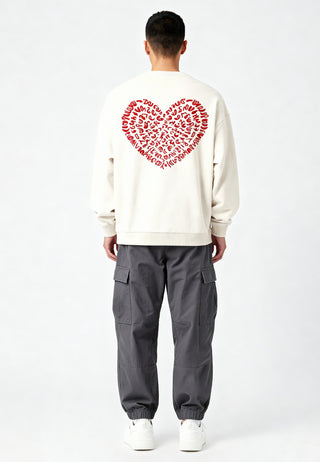 Sweatshirt Oversize Brodé "Corazon"