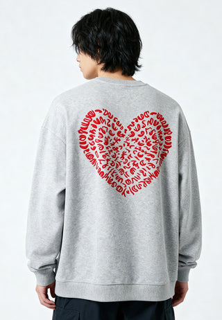 Sweatshirt Oversize Brodé "Corazon"