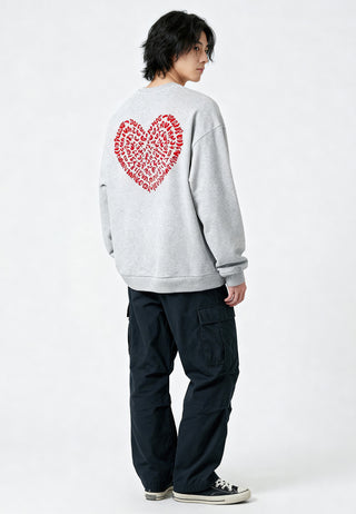 Sweatshirt Oversize Brodé "Corazon"
