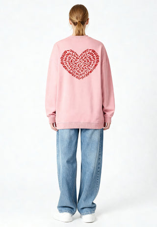 Sweatshirt Oversize Brodé "Corazon"