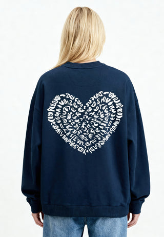Sweatshirt Oversize Brodé "Corazon"