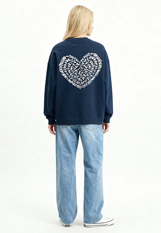 Sweatshirt Oversize Brodé "Corazon"