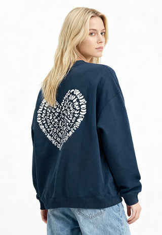 Sweatshirt Oversize Brodé "Corazon"