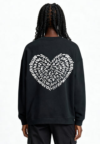 Sweatshirt Oversize Brodé "Corazon"