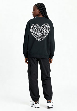 Sweatshirt Oversize Brodé "Corazon"
