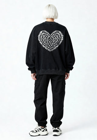 Sweatshirt Oversize Brodé "Corazon"