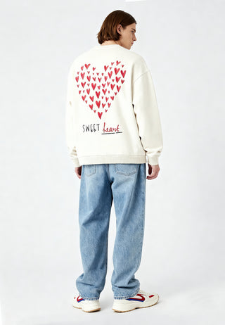 Sweatshirt Oversize Brodé "Sweetheart"