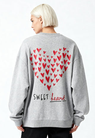 Sweatshirt Oversize Brodé "Sweetheart"