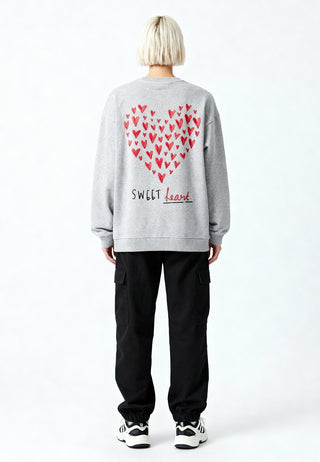 Sweatshirt Oversize Brodé "Sweetheart"