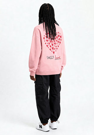 Sweatshirt Oversize Brodé "Sweetheart"