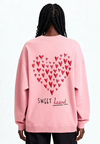 Sweatshirt Oversize Brodé "Sweetheart"
