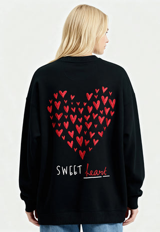 Sweatshirt Oversize Brodé "Sweetheart"