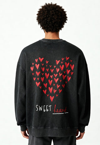 Sweatshirt Oversize Brodé "Sweetheart"
