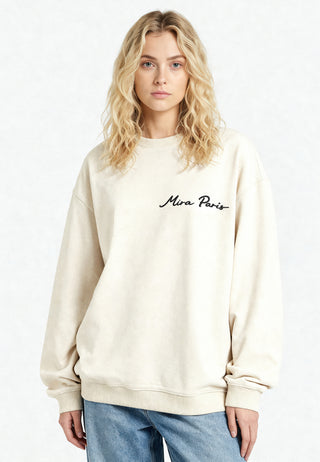 Sweatshirt Oversize Brodé "Amour"