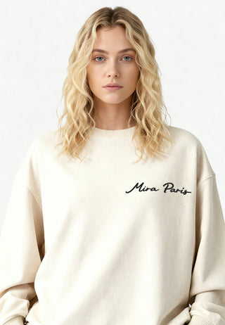 Sweatshirt Oversize Brodé "Amour"