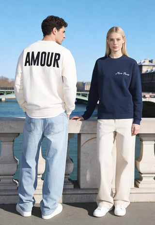 Sweatshirt Oversize Brodé "Amour"