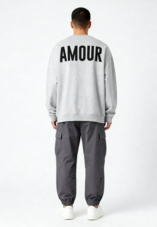 Sweatshirt Oversize Brodé "Amour"