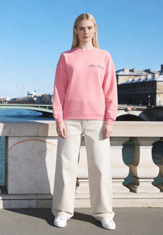 Sweatshirt Oversize Brodé "Amour"