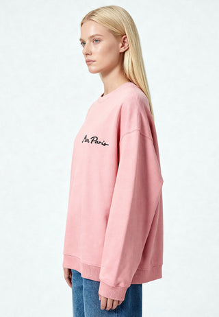 Sweatshirt Oversize Brodé "Amour"