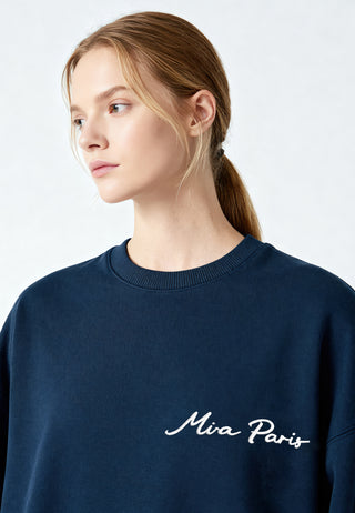 Sweatshirt Oversize Brodé "Amour"