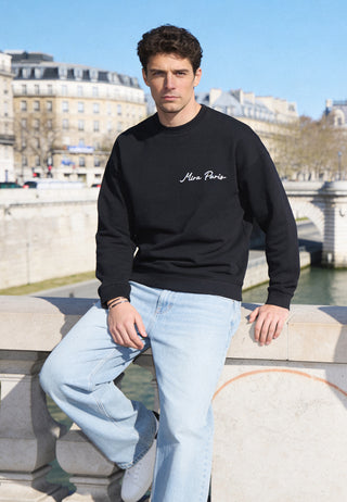 Sweatshirt Oversize Brodé "Amour"