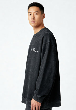 Sweatshirt Oversize Brodé "Amour"