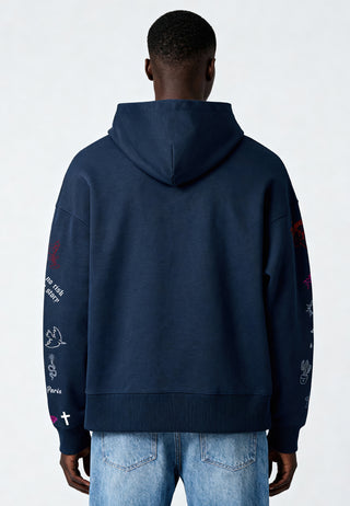 Hoodie Boxy "Flash Tattoo 1"