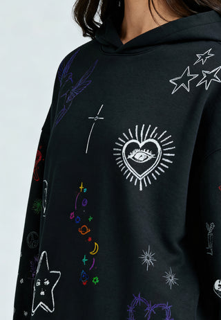 Hoodie Boxy "Flash Tattoo 1"