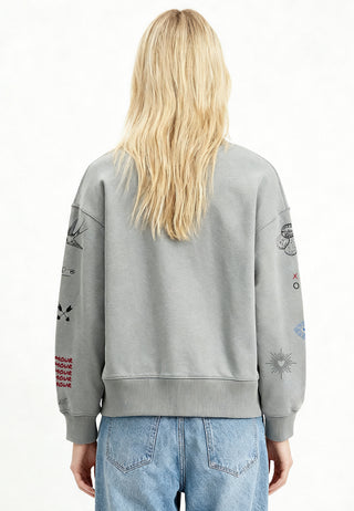Sweatshirt Boxy "Flash Tattoo 2"