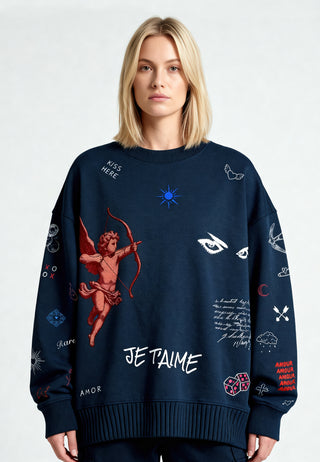 Sweatshirt Boxy "Flash Tattoo 2"
