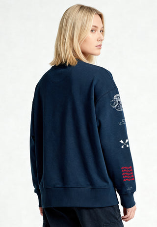 Sweatshirt Boxy "Flash Tattoo 2"