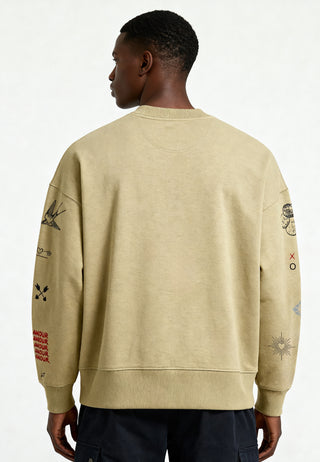 Sweatshirt Boxy "Flash Tattoo 2"